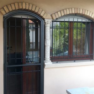 Inferriate, sicurezza, palladio, serratura, chiave cantiere